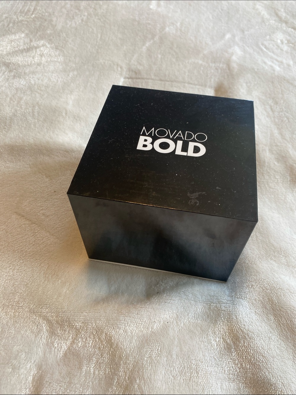 Movado Black BOLD Watch Presentation Box